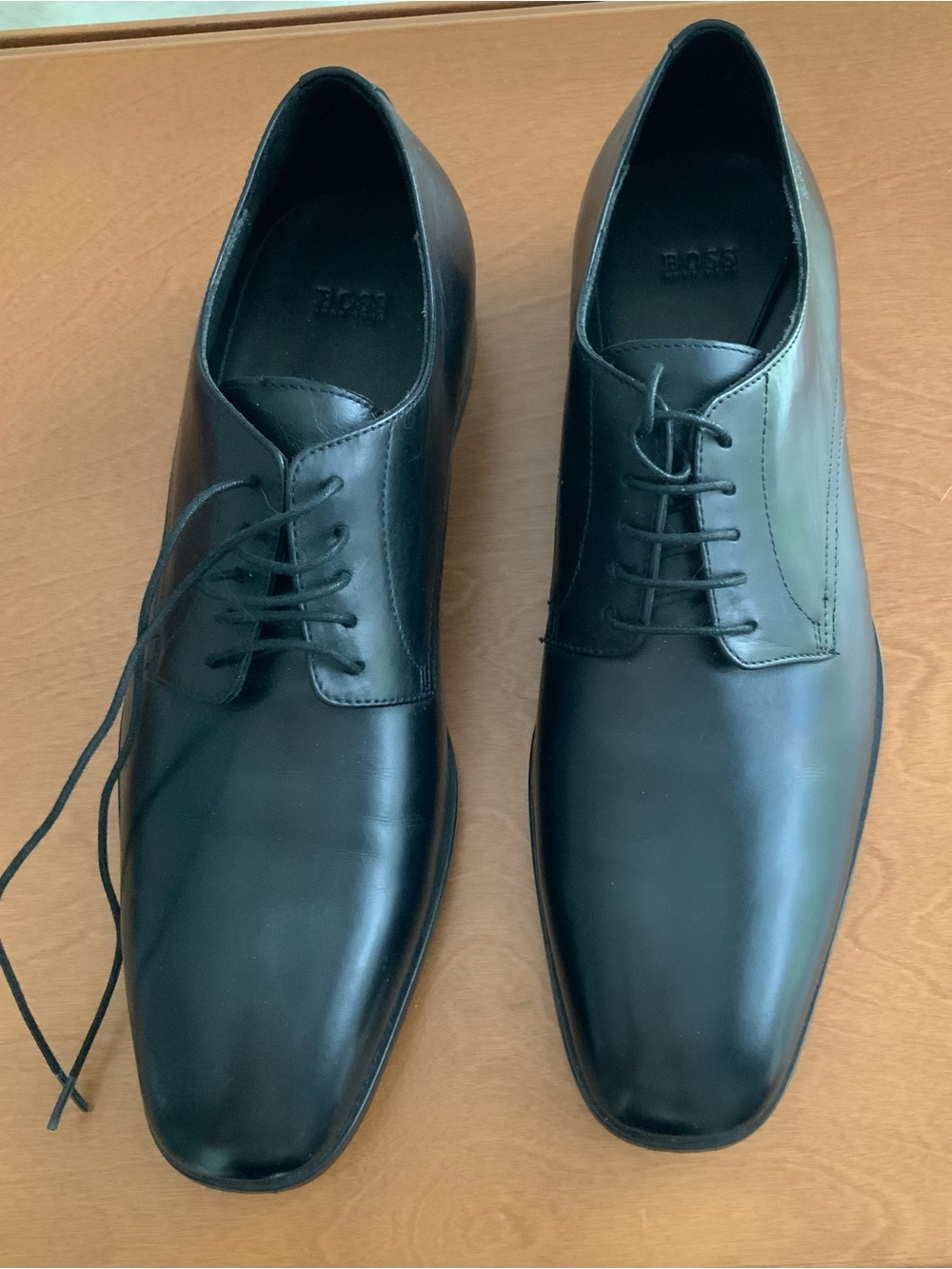 Boss Black Leather Derby Oxfords